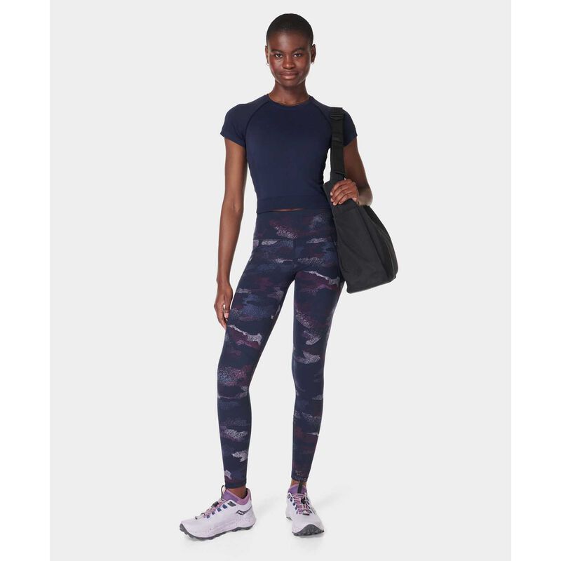 Sweaty Betty Athlete Crop Seamless Workout T-Shirt image number 3
